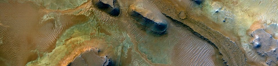 Mars - Flow Ejecta from Crater in East Hellas Planitia photo