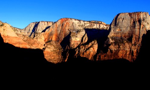 Zion Canyon from the West Rim Trail photo