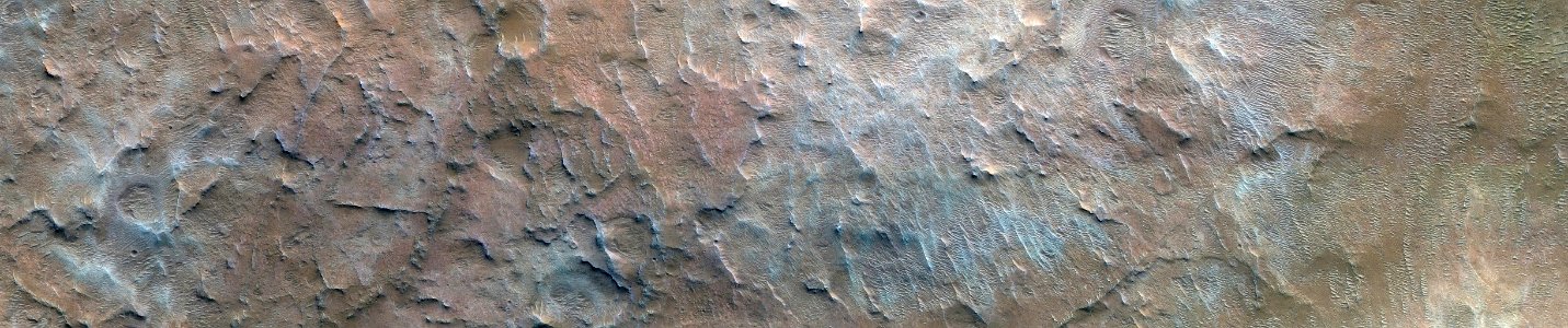 Mars - Mounds on Kashira Crater Floor