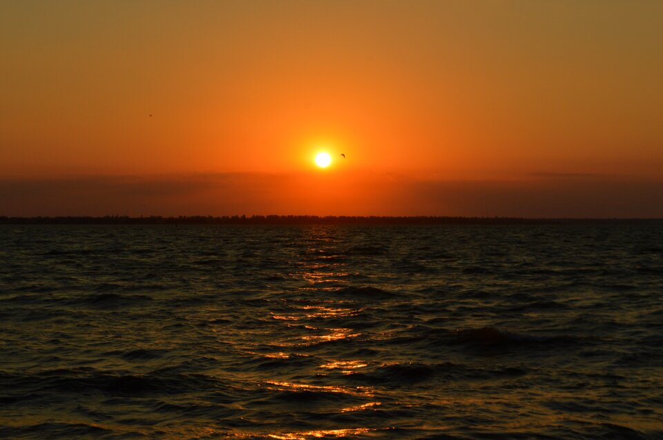 Sunset firth water