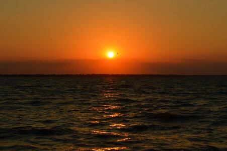 Sunset firth water