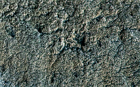 Mars - max close up of Layering Near Southern Polar Crater photo