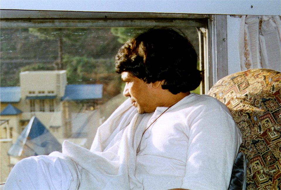 Sri Sainathuni Sarath Babuji on the Train to Simla, Himachal Pradesh - 1997