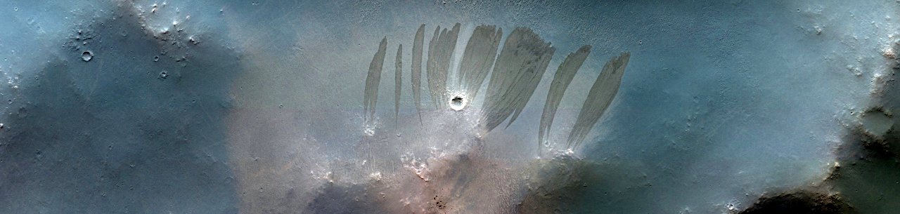 Mars - Slope Streaks in Arabia Terra