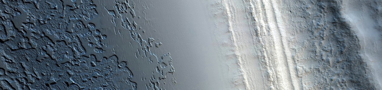 Mars - Polar Layered Deposits Stratigraphic Exposure photo