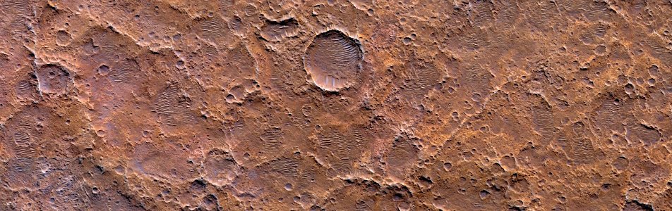 Mars - Clay-Rich Terrain in Ladon Valles