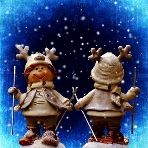 Ski funny christmas