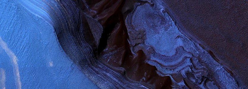 Mars - Mid-Chasma Boreale Basal Scarp photo