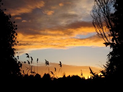 Sky landscape shadow photo