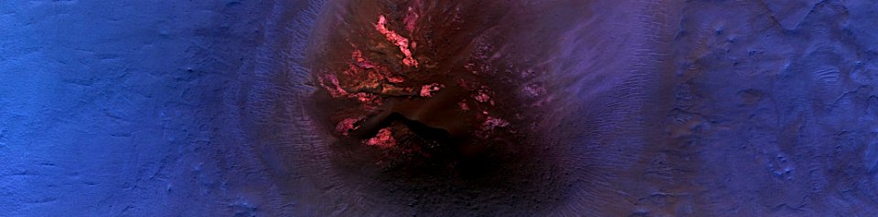 Mars - Dunes in Crater photo