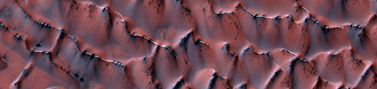 Mars - Dunes with Cracks