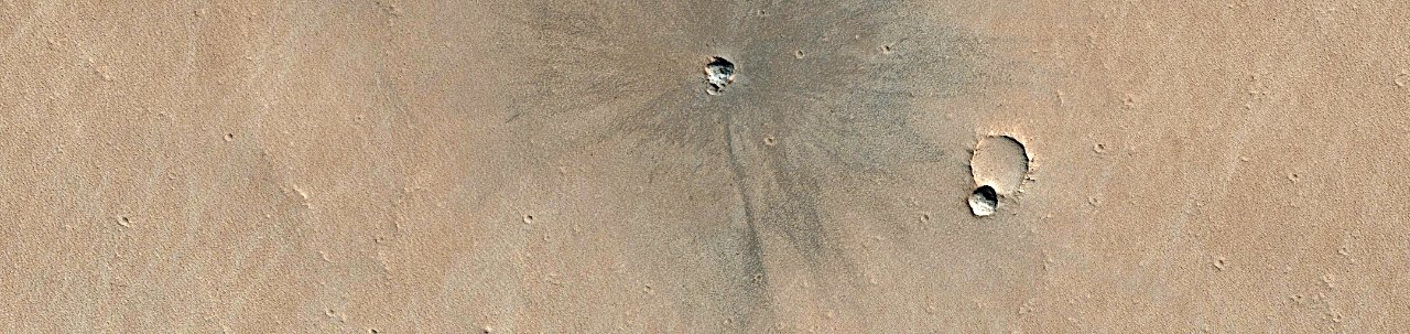 Mars - Very Recent Impact Crater