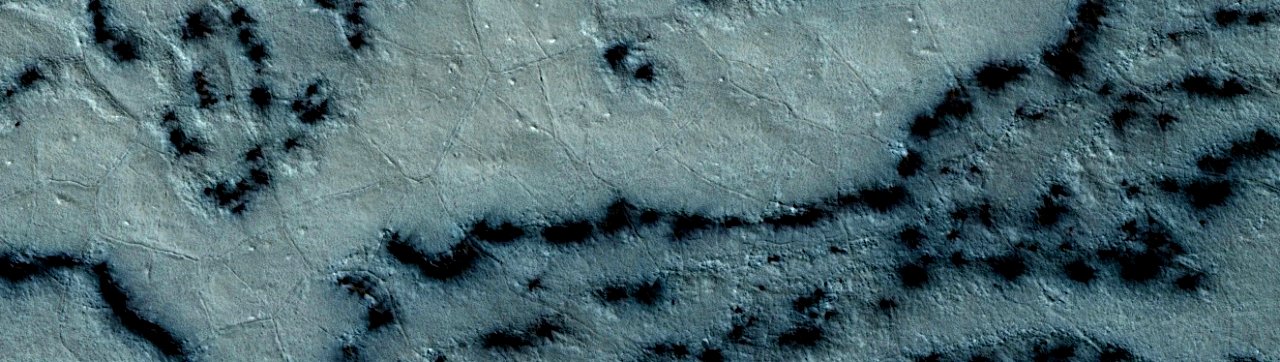 Mars - Starfish-Shaped Spots