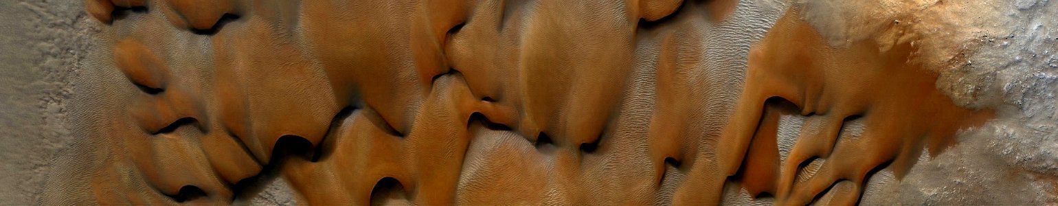 Mars - South Lyot Crater Dark Dunes