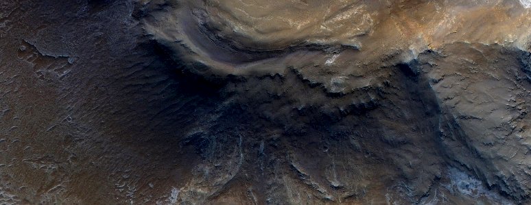 Mars - Melas Region Southern Wall photo