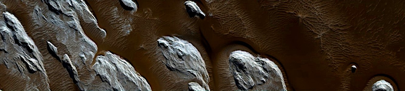 Mars - White Rock Is an Intriguing Feature photo