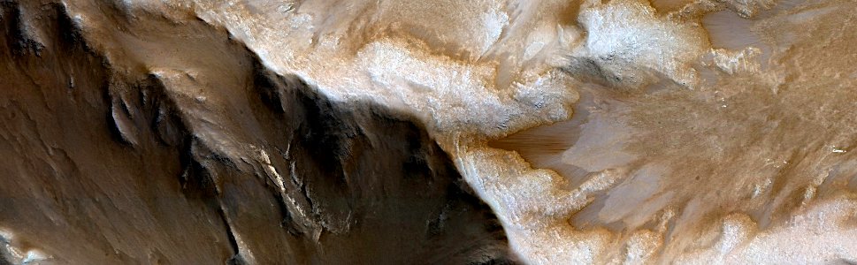 Mars - Steep Slopes in West Melas Chasma photo