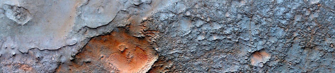 Mars - Landforms in Antoniadi Crater photo
