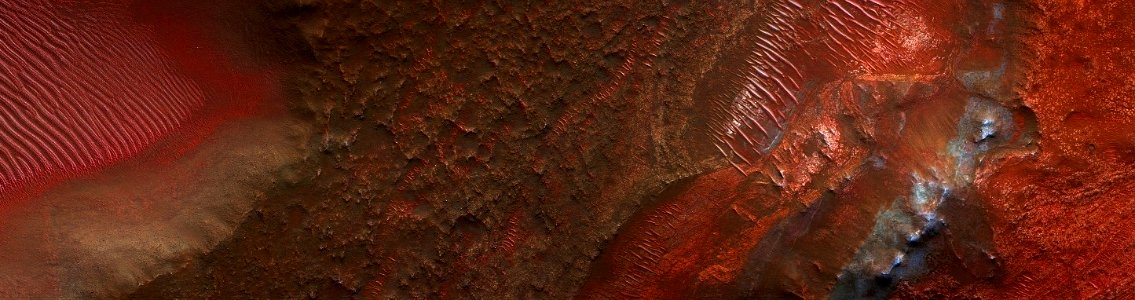 Mars - Exhumed Layers Near the Nili Fossae