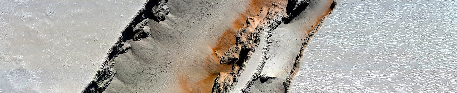 Mars - Slope in Cerberus Fossae photo