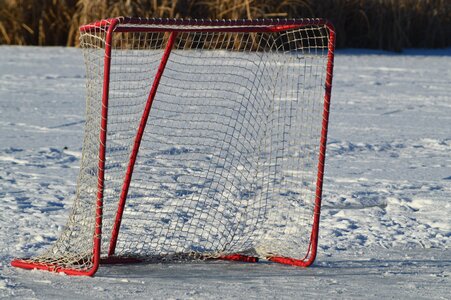 Sport frozen pond