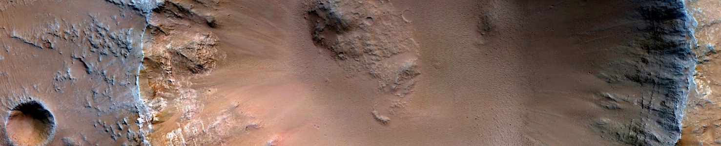 Mars - Well-Preserved 4-Kilometer Impact Crater photo