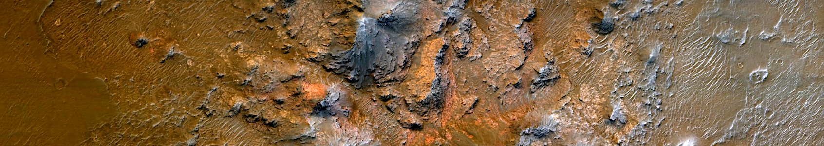 Mars - Central Peak of Taxco Crater photo