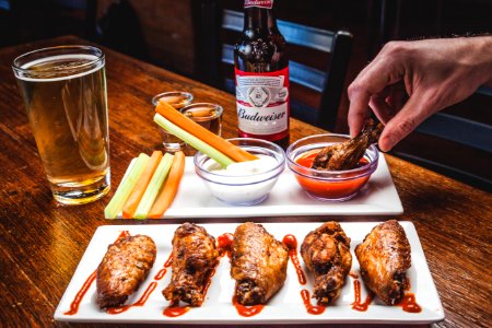 Hot Chicken Wings at Citizen Bar Chicago photo