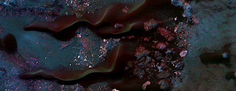 Mars - Stokes Crater Bedform