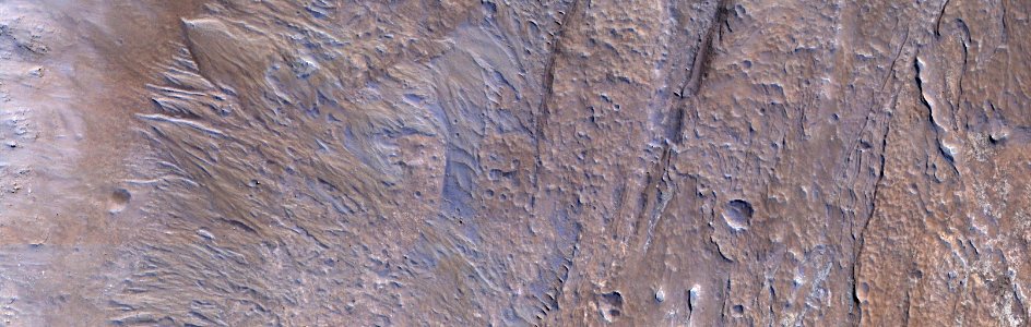 Mars - Alluvial Fans in Coprates Chasma photo