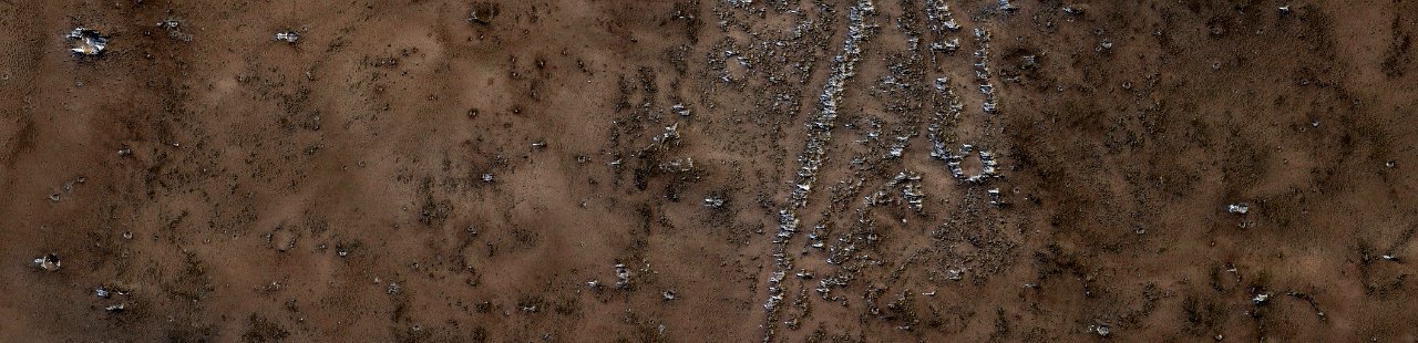 Mars - Channels in Syria Planum