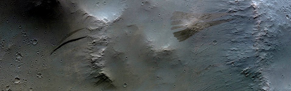 Mars - Terrain Sample in Rahe Crater photo