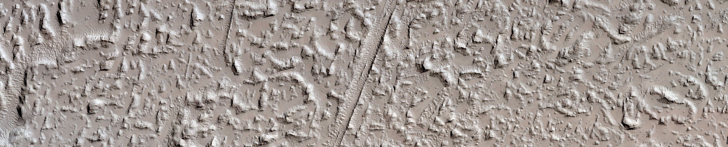 Mars - Terrain South of Mangala Fossa