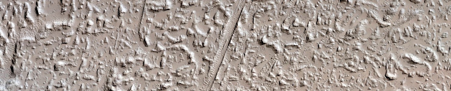 Mars - Terrain South of Mangala Fossa photo