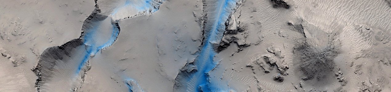 Mars - Fossae Source of Outflows photo