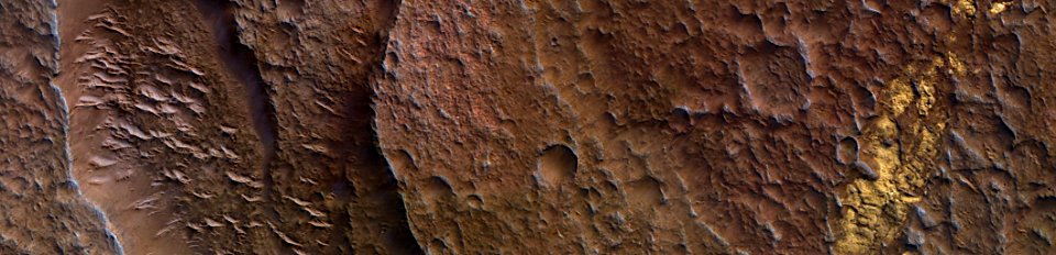 Mars - Basin and Channel Features in Terra Sirenum photo