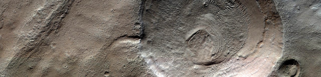 Mars - Crater in Arabia Terra