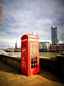 London phone booth photo