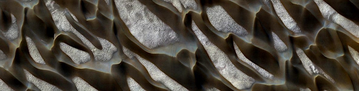 Mars - Gypsum-Rich Dunes in Olympia Undae photo