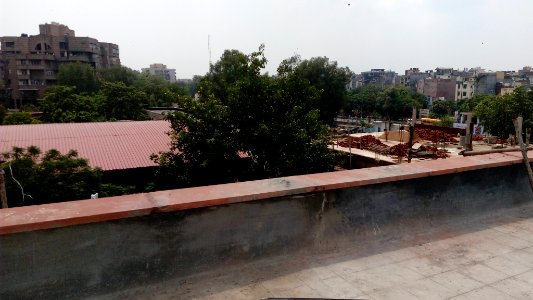 Top view, Retreat Apartment from Govt school building