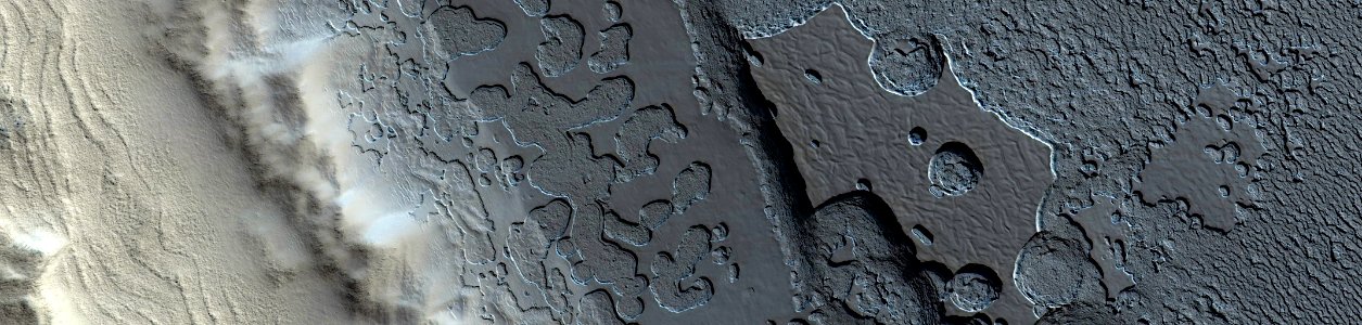 Mars - Polar Layered Deposits Stratigraphic Exposure photo
