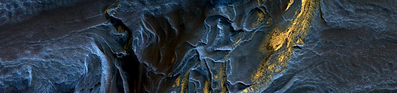 Mars - Layers in Galle Crater photo