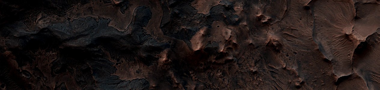 Mars - Southwest Melas Chasma Landforms photo