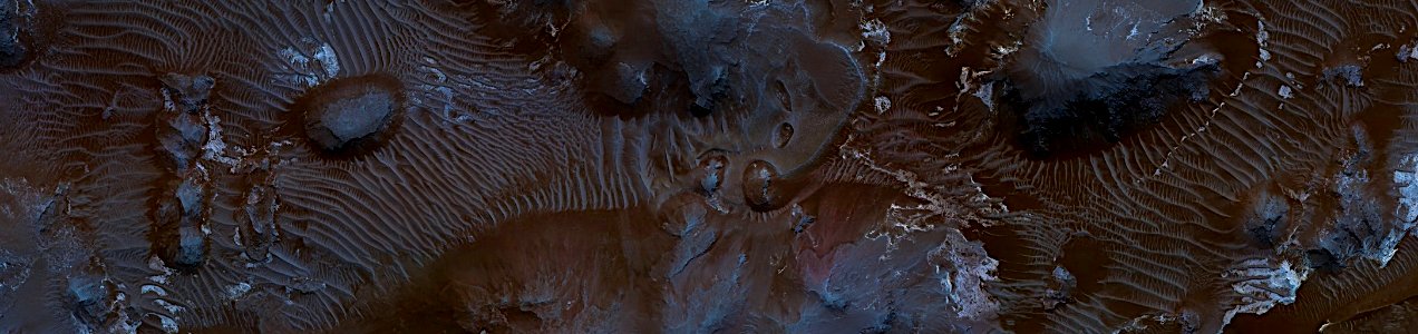 Mars - Aram Chaos Bedform Changes photo