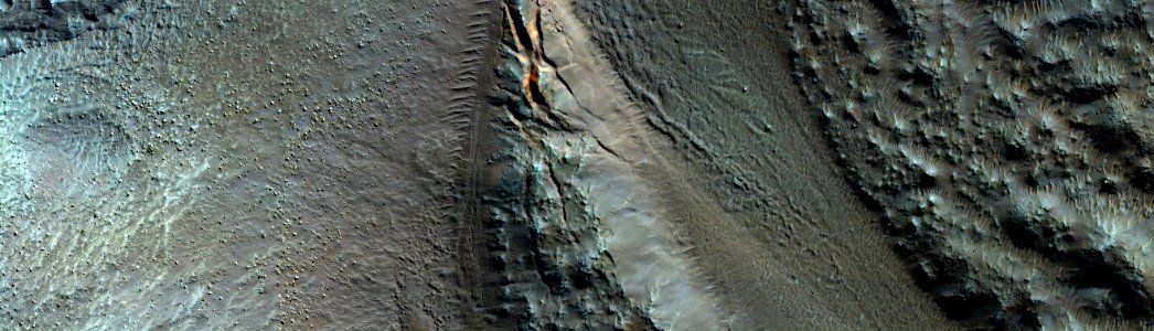 Mars - Valley South of Hale Crater