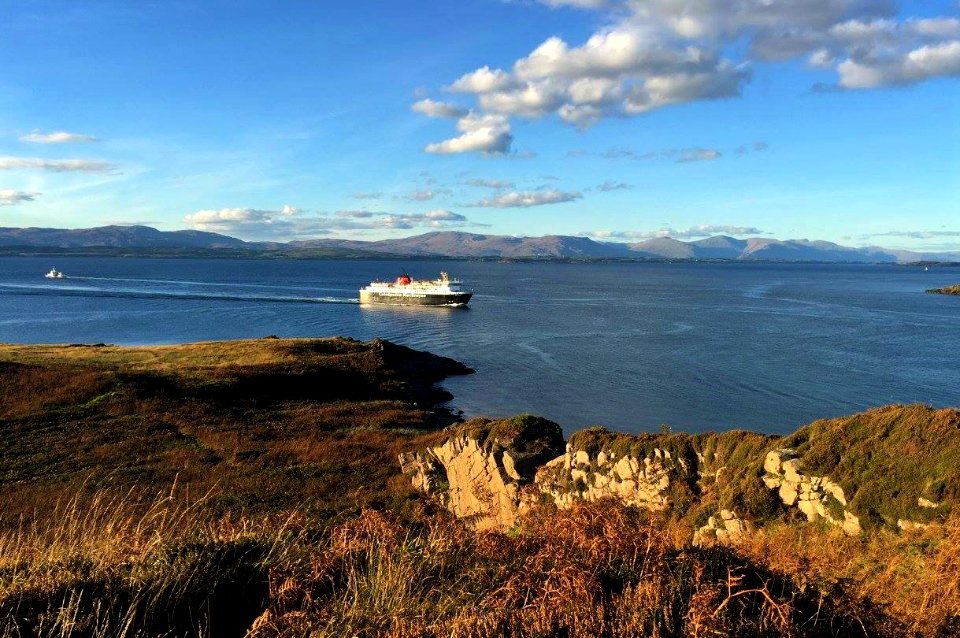 Ferry on west coast