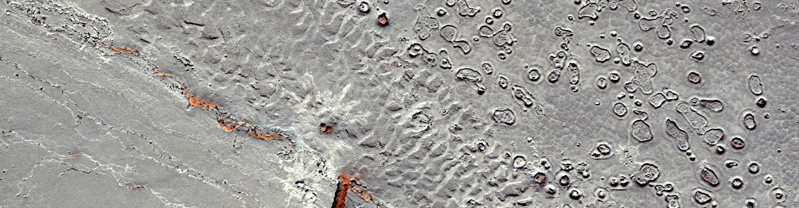 Mars - Landforms in Athabasca Valles