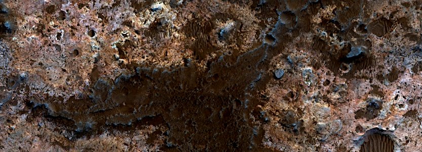 Mars - Clay-Rich Terrain near Mawrth Vallis photo