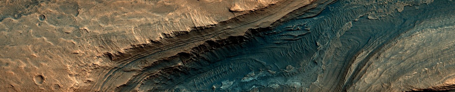 Mars - Slopes in Gale Crater photo
