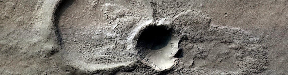 Mars - Craters in Northern Arabia Terra photo